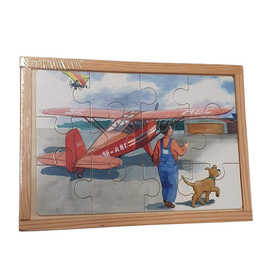 Willy Werkel - Mulle Meck.  Holz - Puzzle Flugzeuge