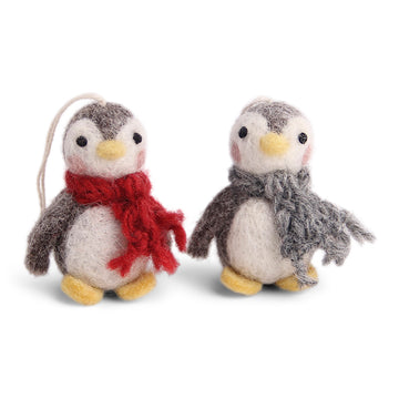 Gry & Sif. Filz - Pinguin-Babys 3er Set Anhänger