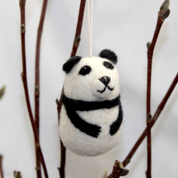 Gry & Sif. Filz - Wildtier Pandabär Anhänger