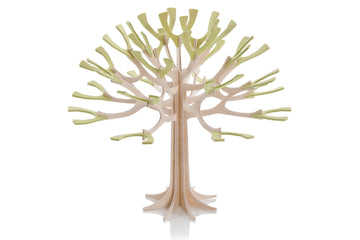 LOVI. Holz - Saisonbaum natur/weiß/grün 11,5cm